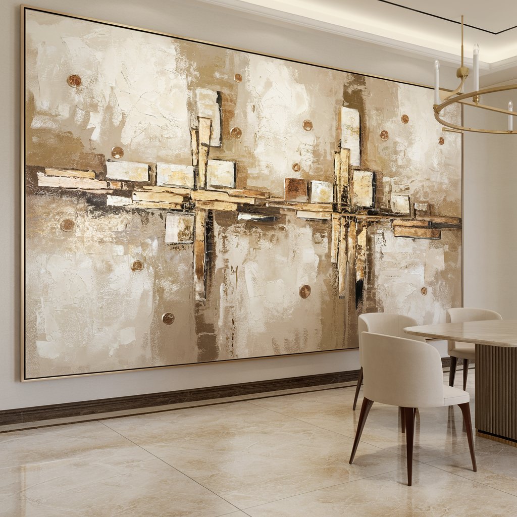 奢华米色与白色大理石餐厅设计-38