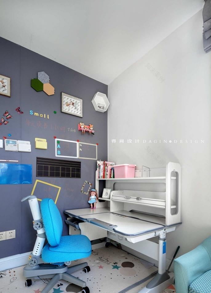 复式空间优化案例 | 阳光绿意下的美式轻奢家庭生活-47