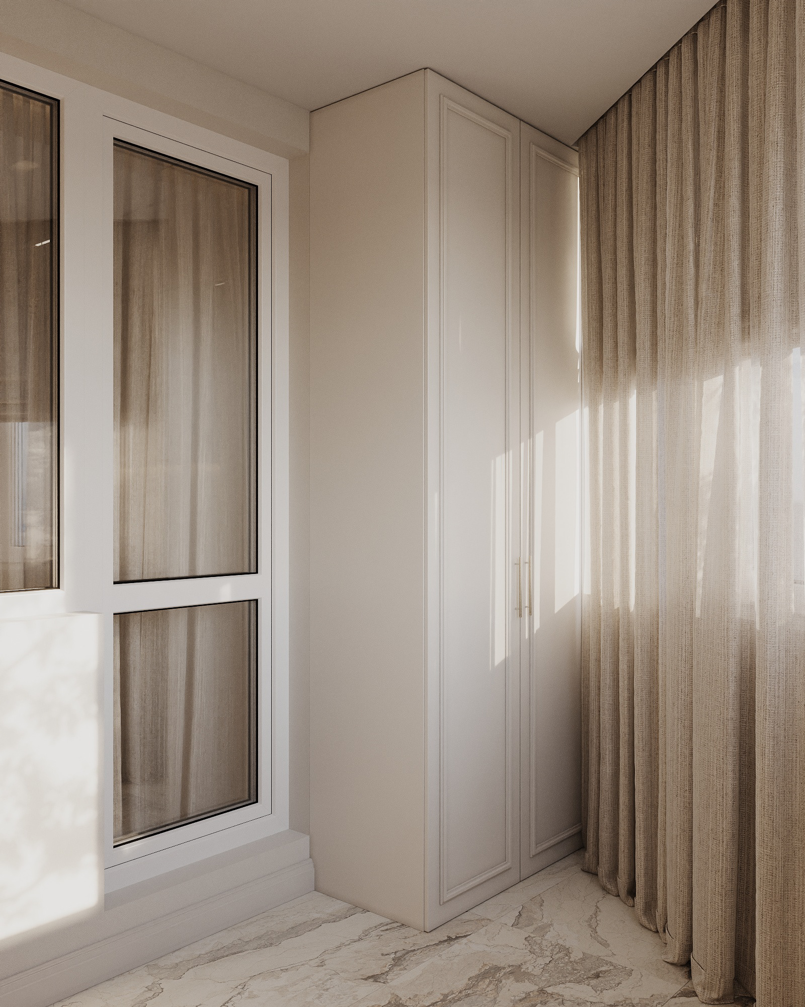 莫斯科索尔涅奇诺戈尔斯克95平公寓设计丨俄罗斯莫斯科丨Исакова А.-47