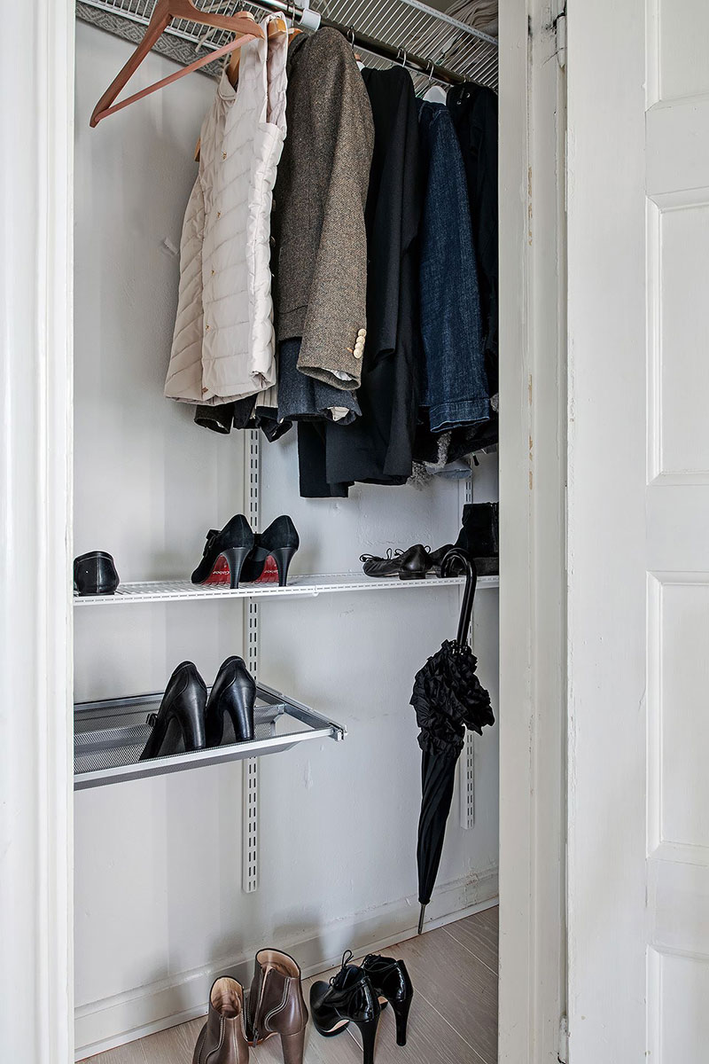 瑞典简约灰调一居室公寓-25