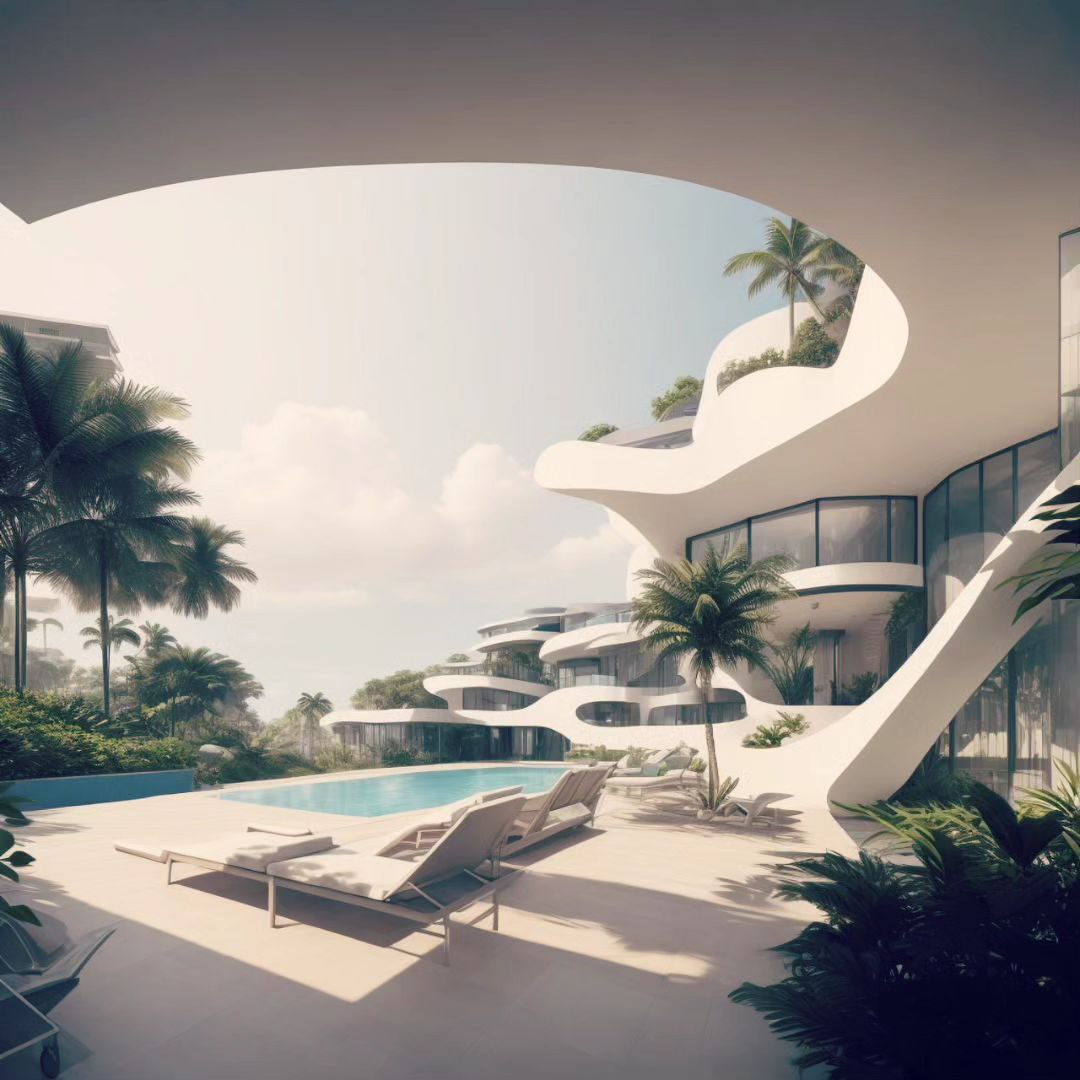 印度尼西亚巴布亚酒店综合体概念设计-1