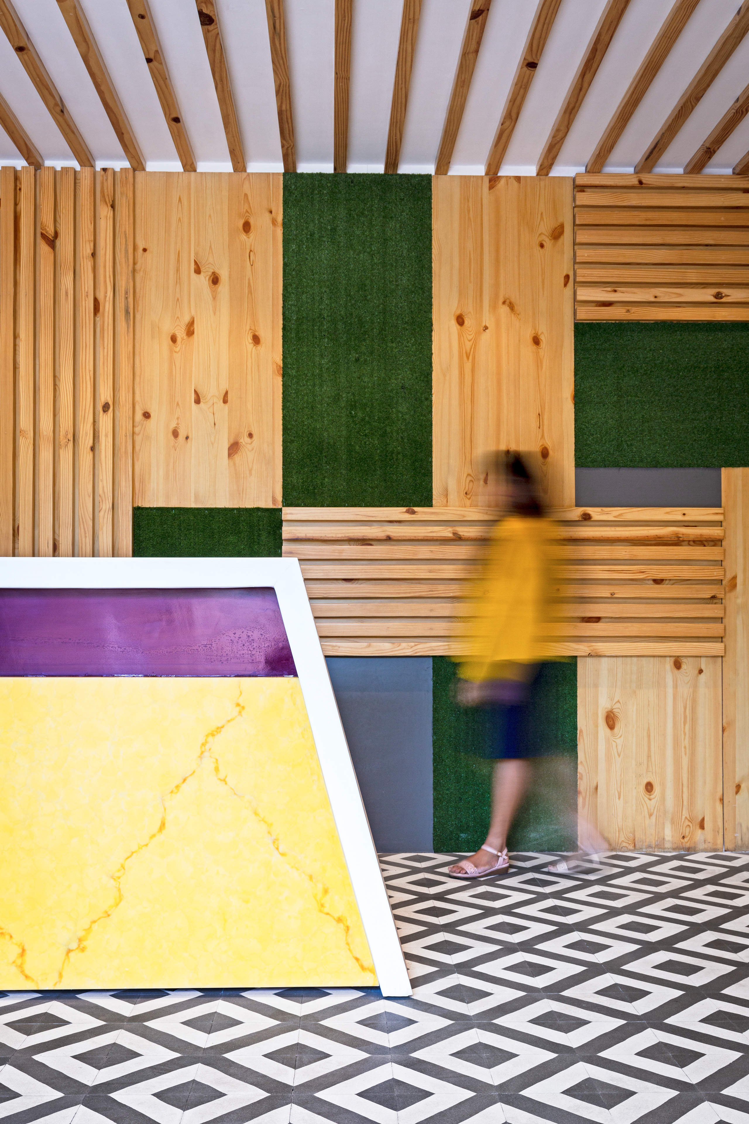 色彩碰撞 · Workwings Co Working丨印度丨Studio Meraki-20