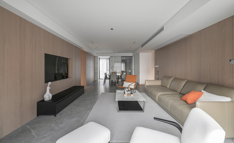 现代极简婚房，大平层里的光线与生活品质-26