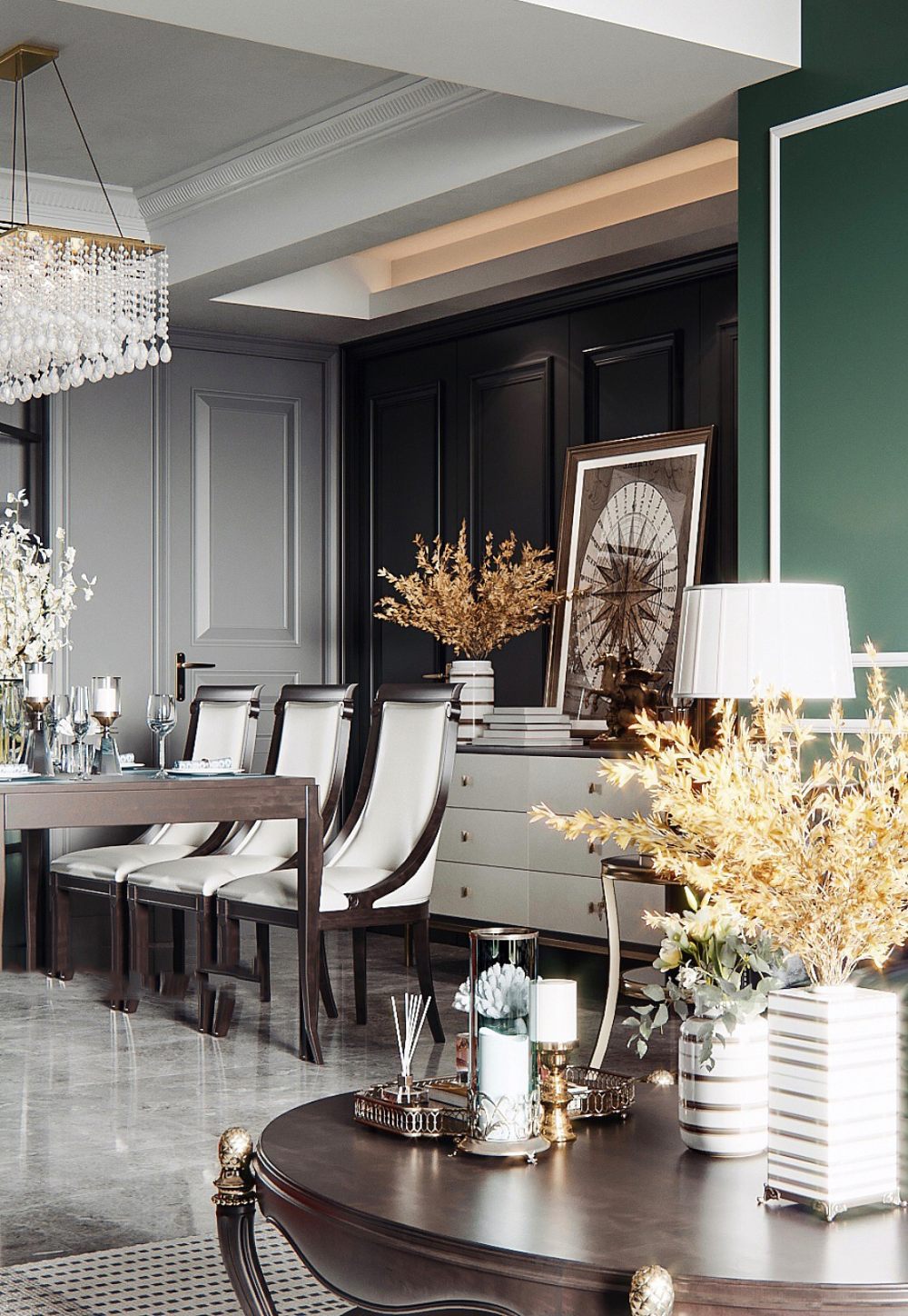 古典美式怡博苑，演绎浪漫空间艺术-10