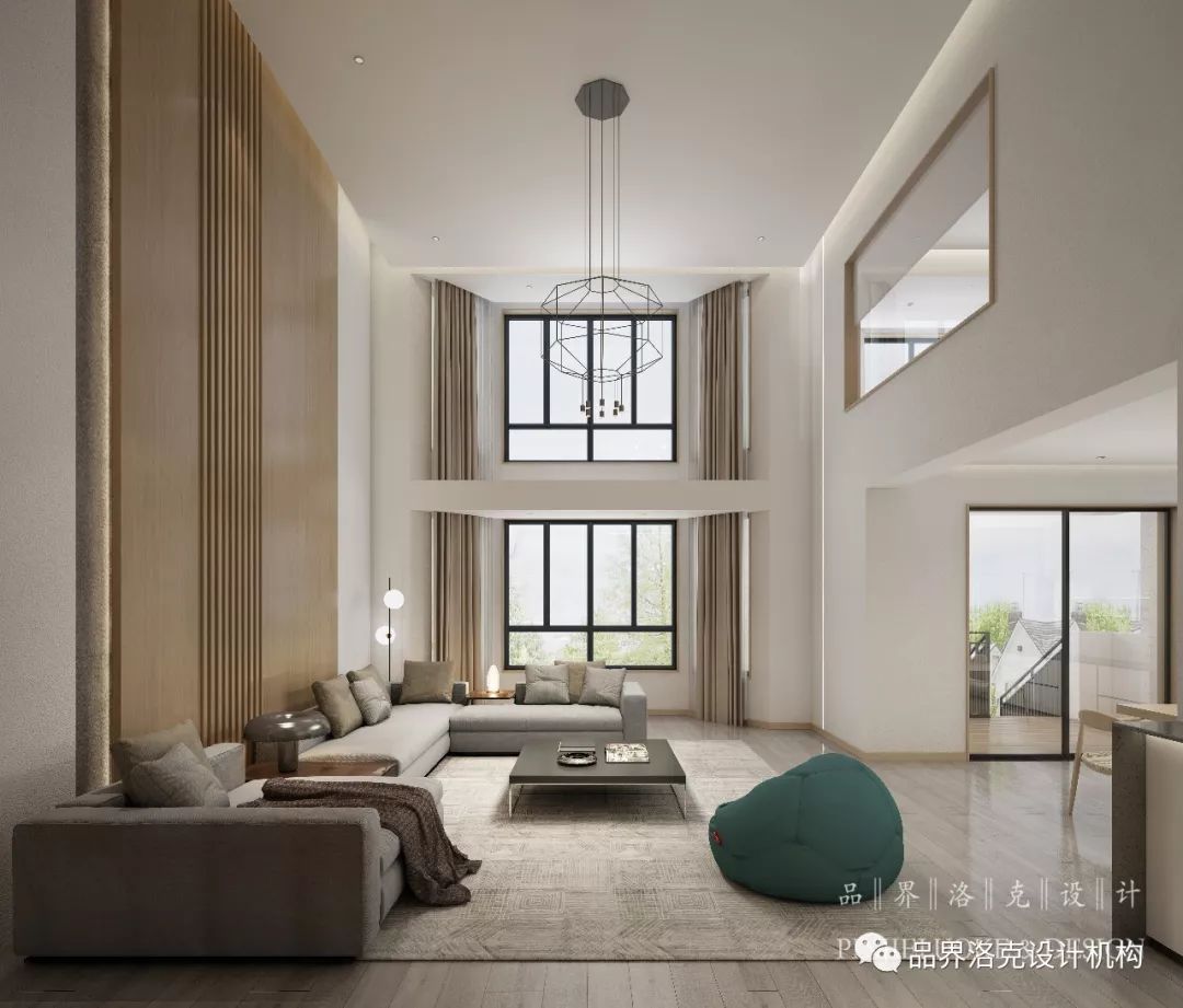 冯媛设计 | 秦岭山水现代风格,打造繁华宁静的理想之家-40