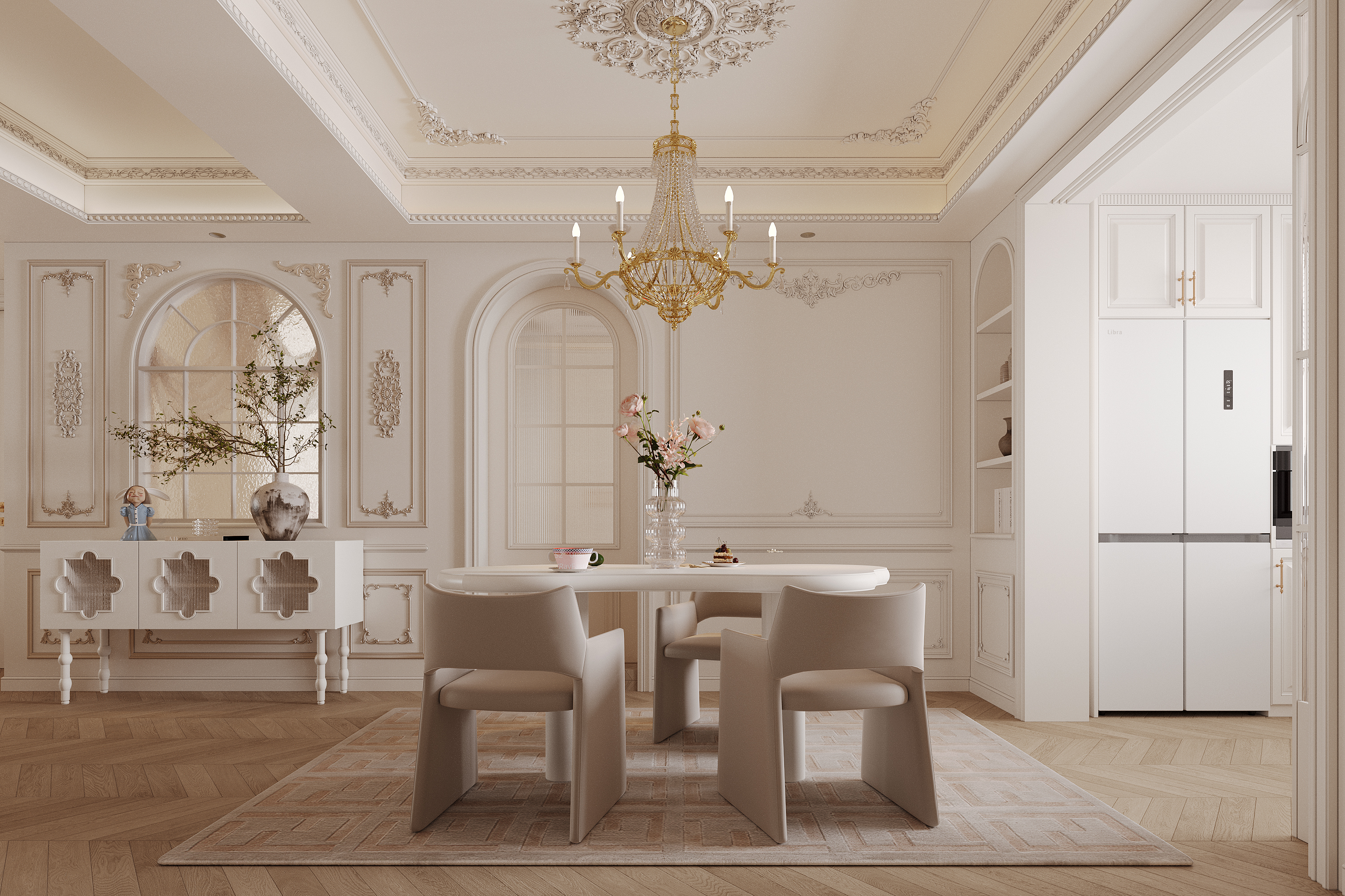 山西太原|现代法式私宅设计-9