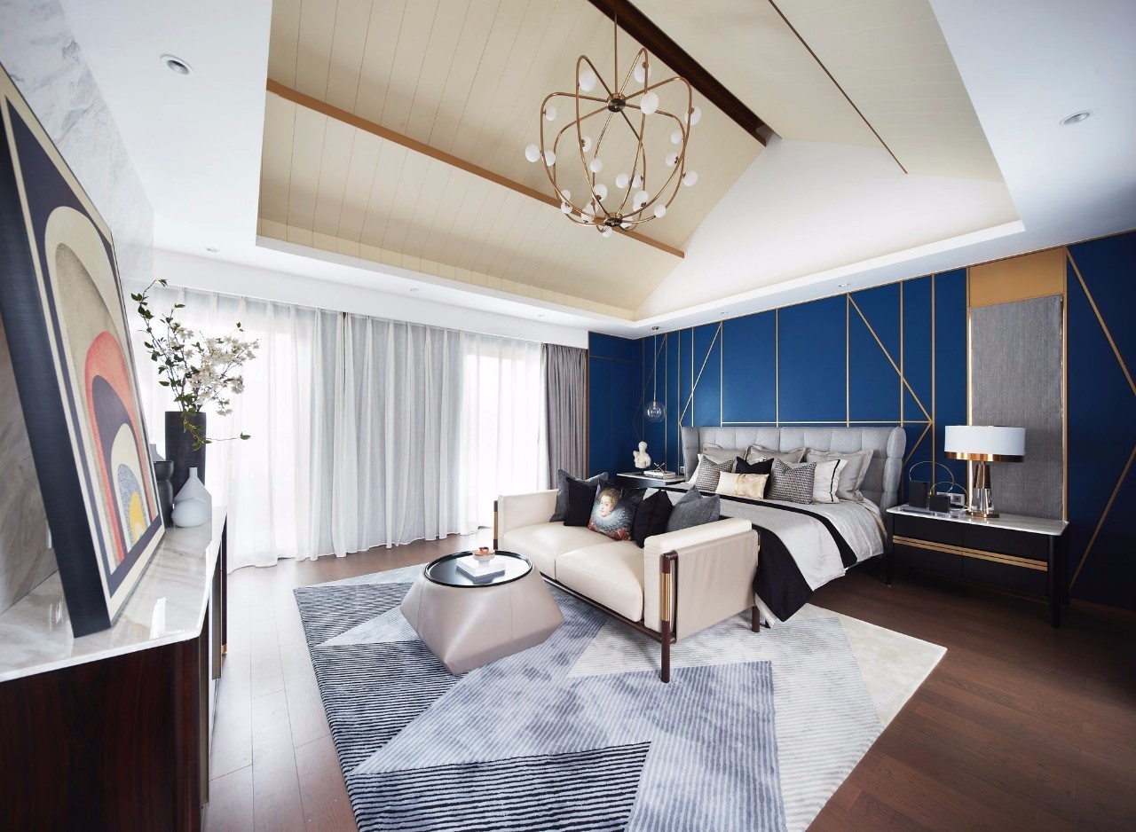 致敬 ArtDeco 的艺术装饰盛宴·600㎡精致奢华别墅空间设计-12