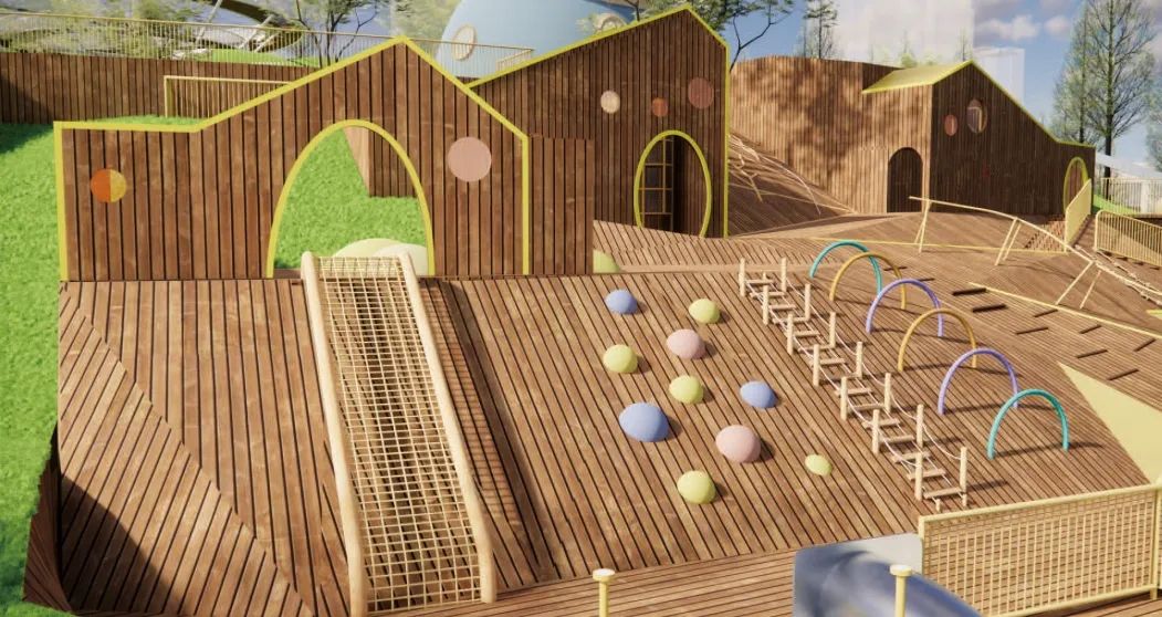 龙祥康体项目|新疆骑马山文体公园自然与创意的完美结合-60