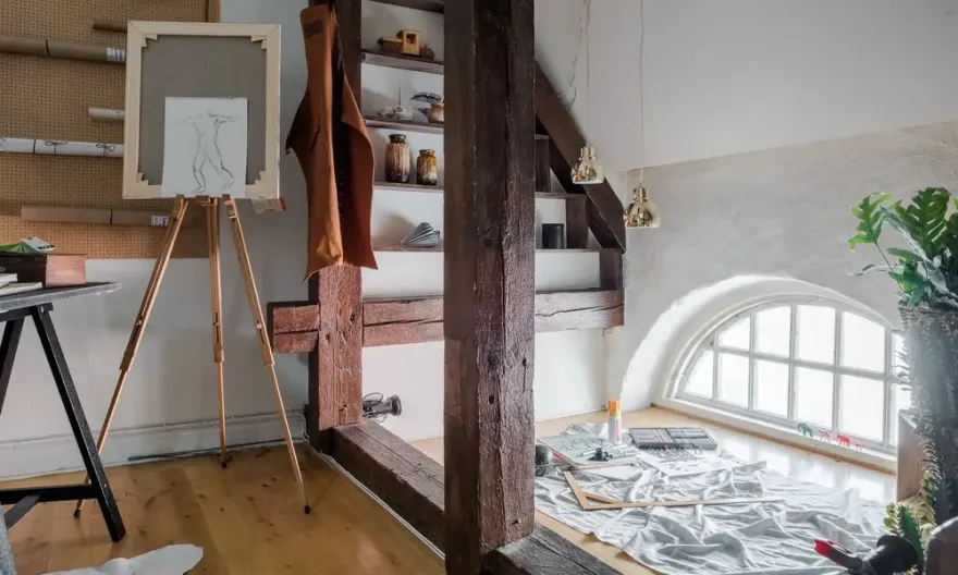 瑞典 LOFT 公寓 创意吊床设计-7