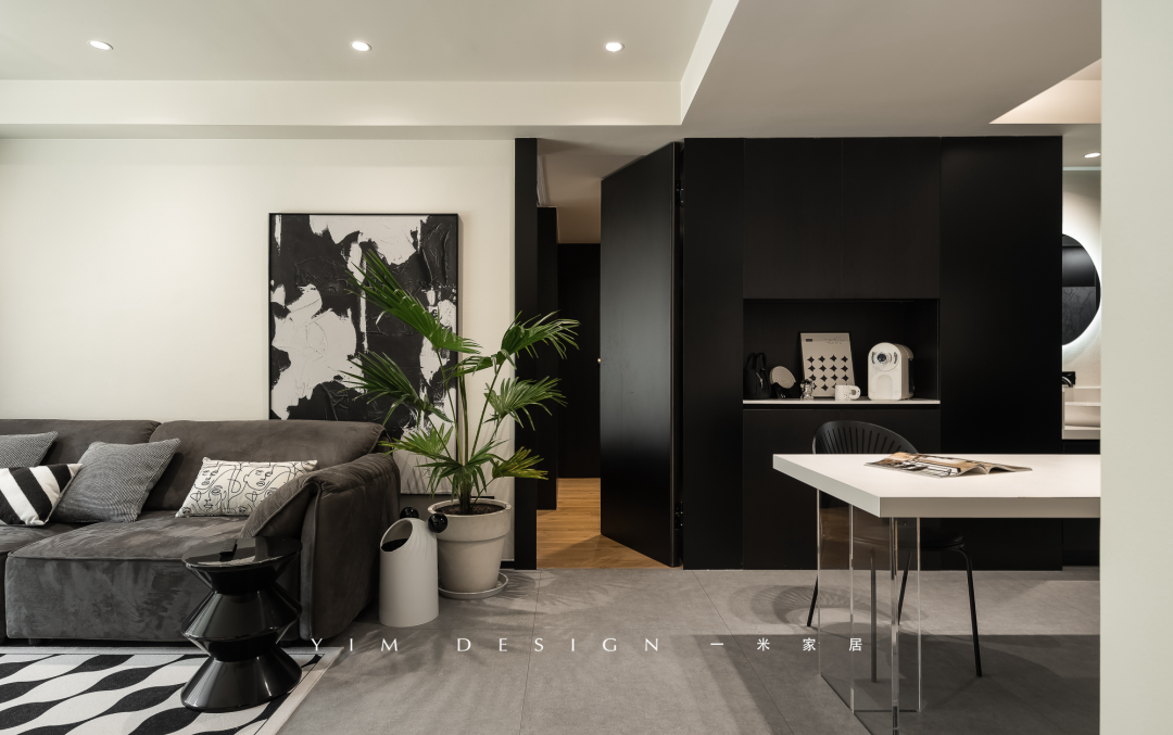 黑白灰的现代之家丨薛美玲-15