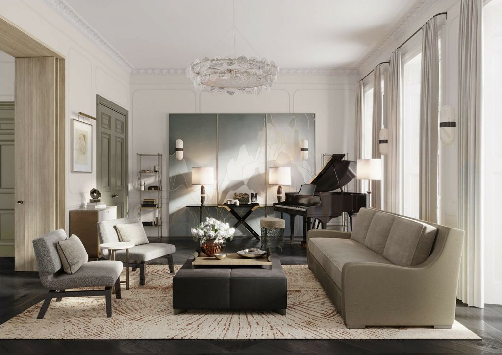 英式奢华豪宅，量身定制的设计理念-10