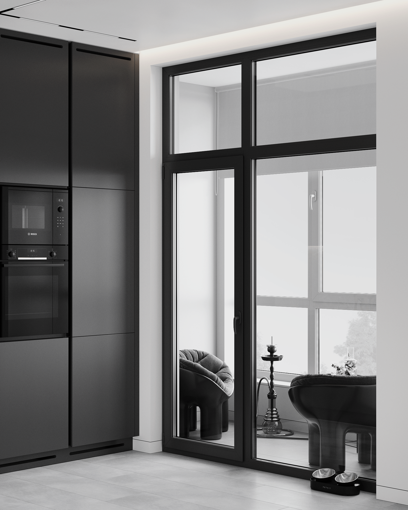 Black and White 室内设计丨z.point-14