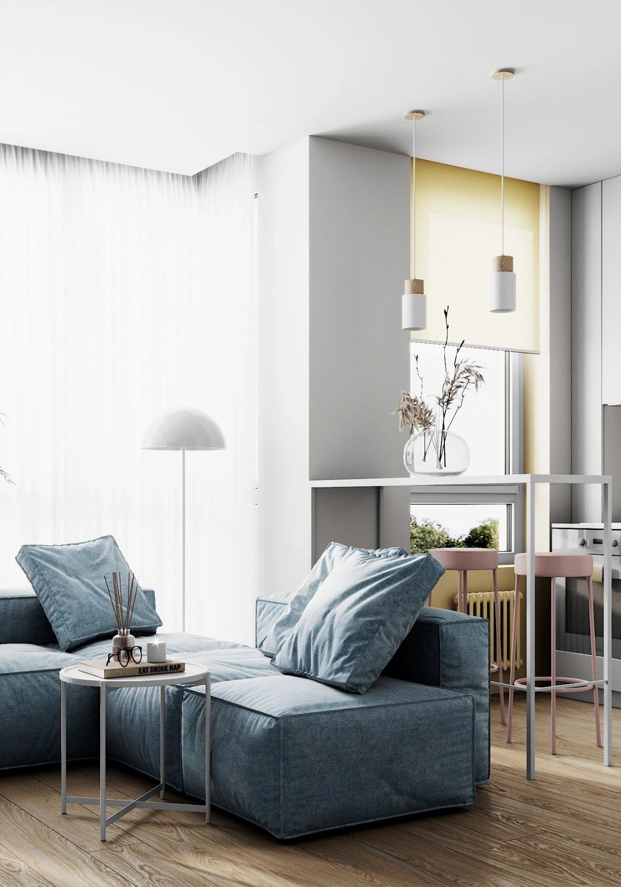 气质非凡的 80㎡空间设计丨Olga Bondar-85