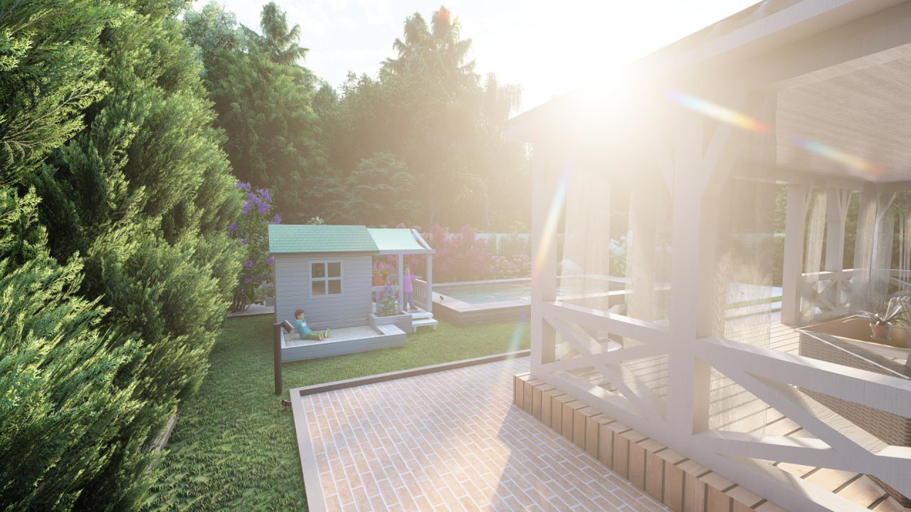 Ландшафтный проект участка 4 сотки в Краснодарском крае-14