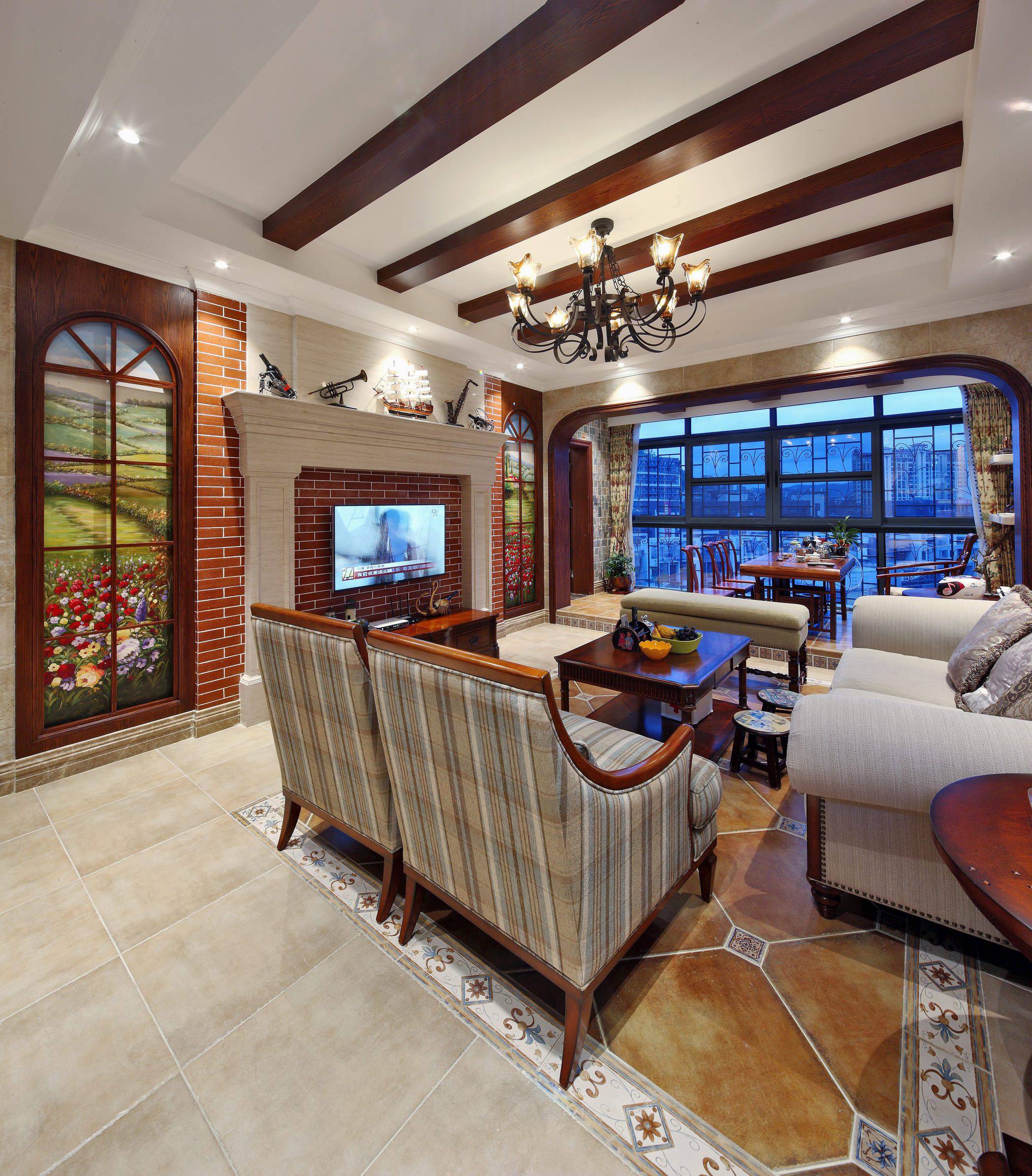 深圳慢城美式风格家居    白益森设计作品-51