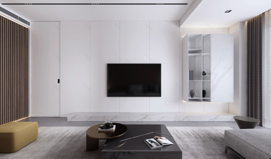 线条与块面 · 合肥西山林语低复设计丨中国合肥丨1890 设计-56