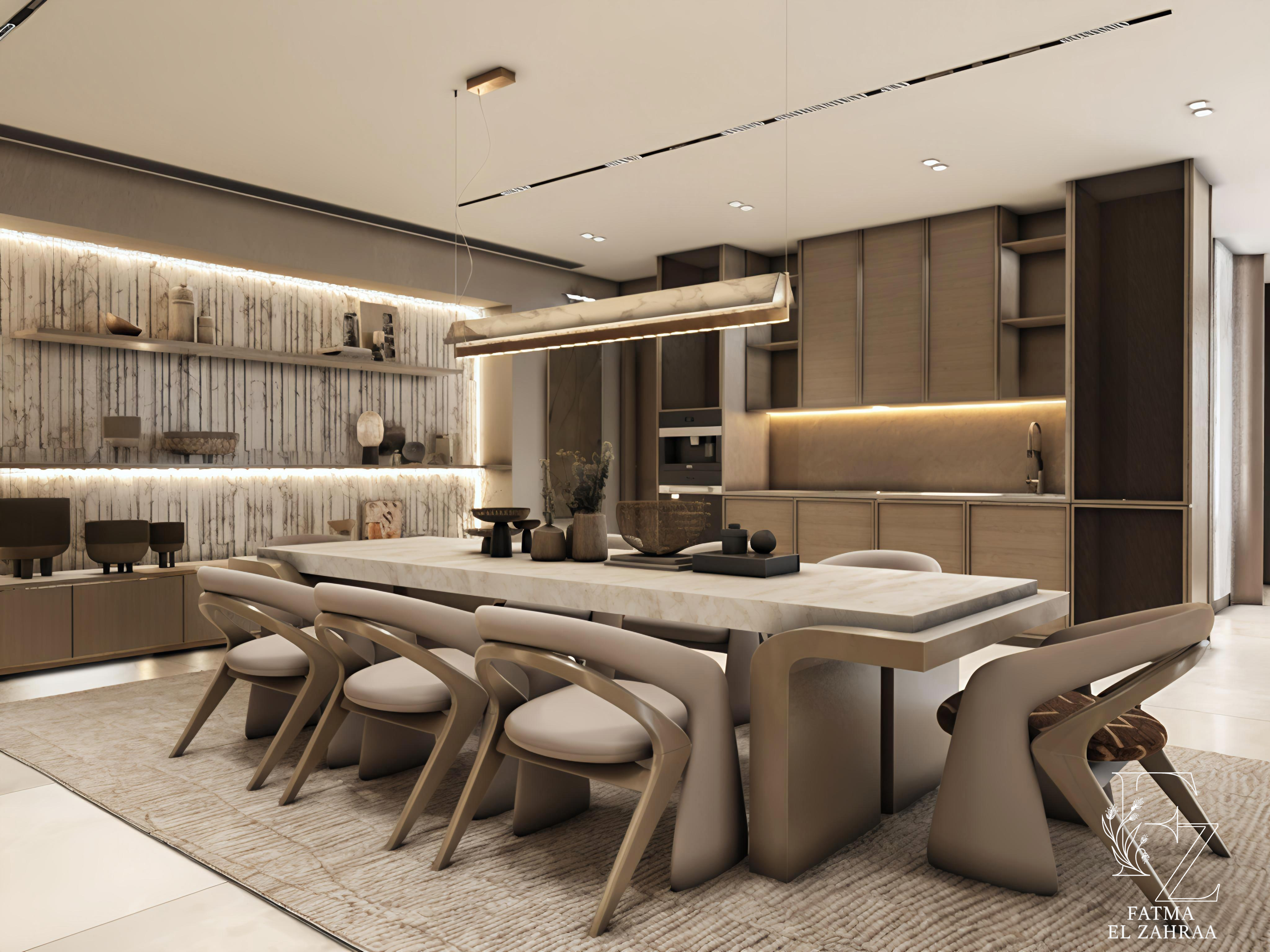 家庭起居与用餐区设计-11