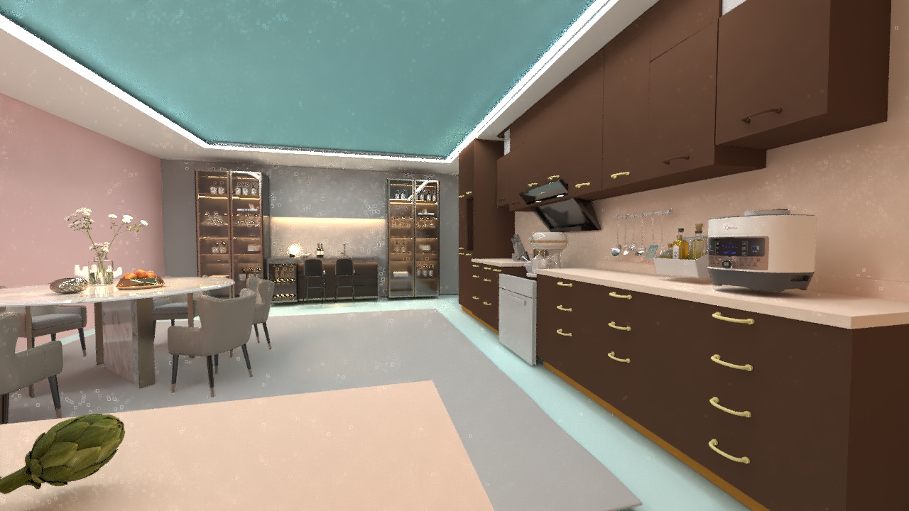 Kitchen By 3dMax-5
