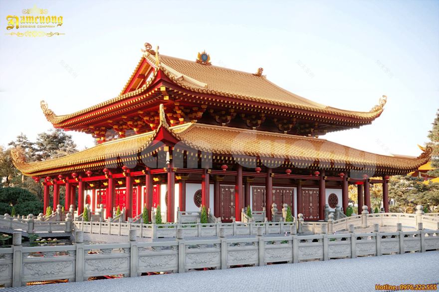 Thiết kế chùa Phật Quốc Vạn Thành | Công ty cổ phần tư vấn thiết kế và xây dựng Nam Cường-13