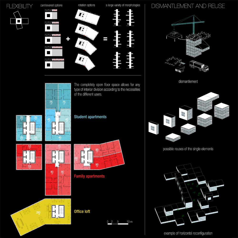 临时预制薄型摩天大楼，灵活适应社会需求-17