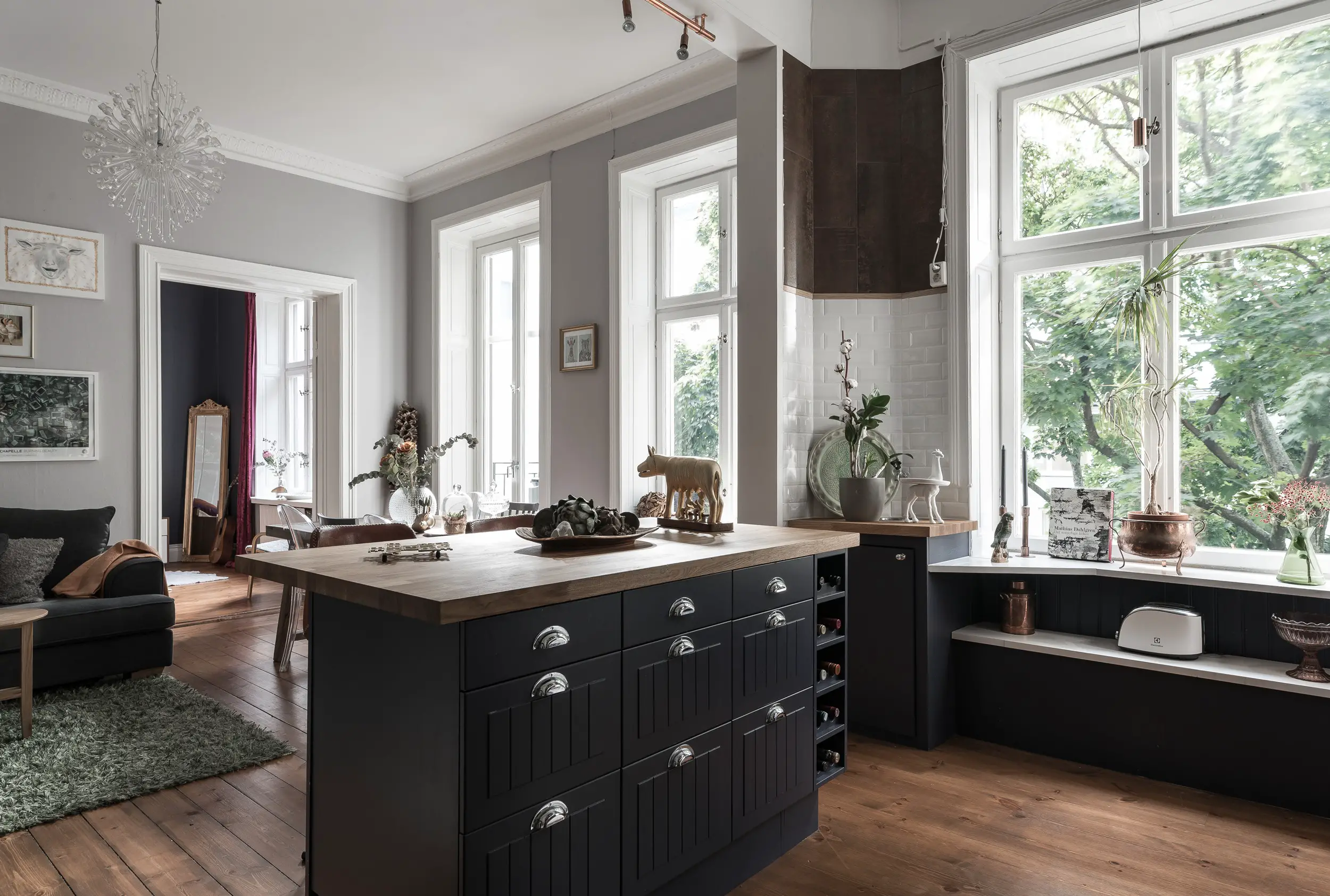 暗夜公寓，灰色温馨空间-11