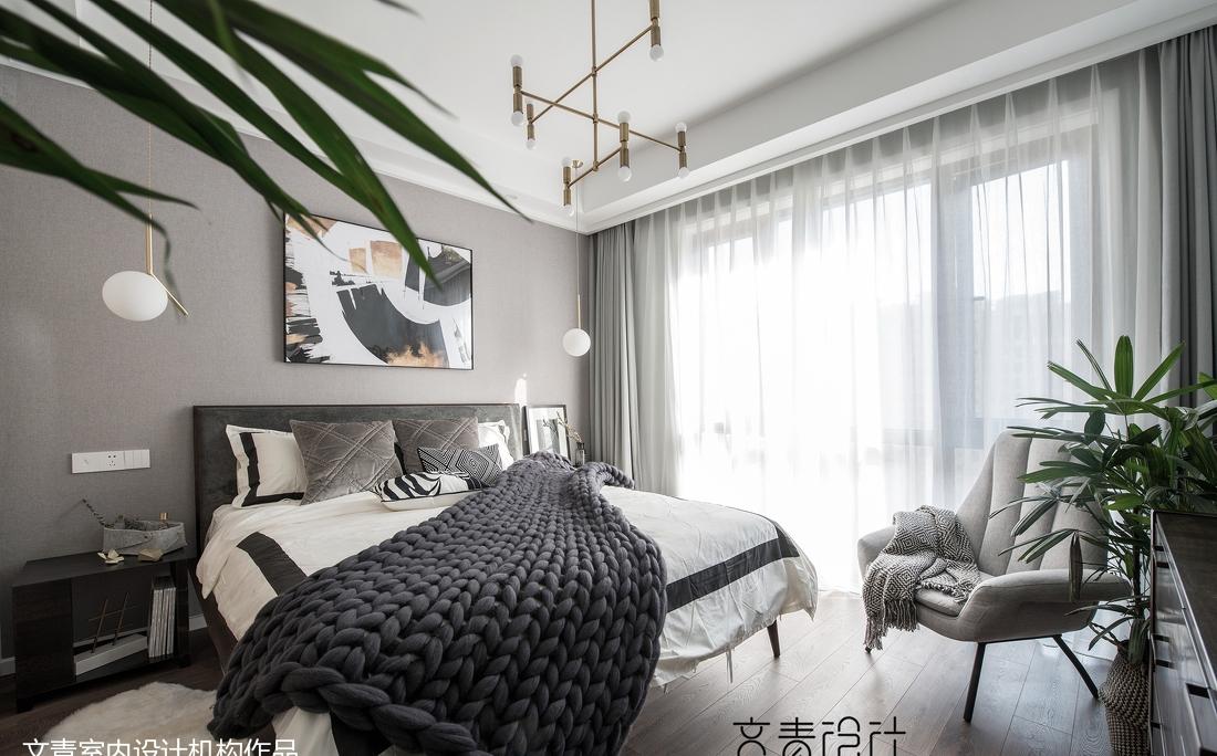 高级北欧风 175 平米摄影师家 | 绿色植物与黑白灰的完美融合-53