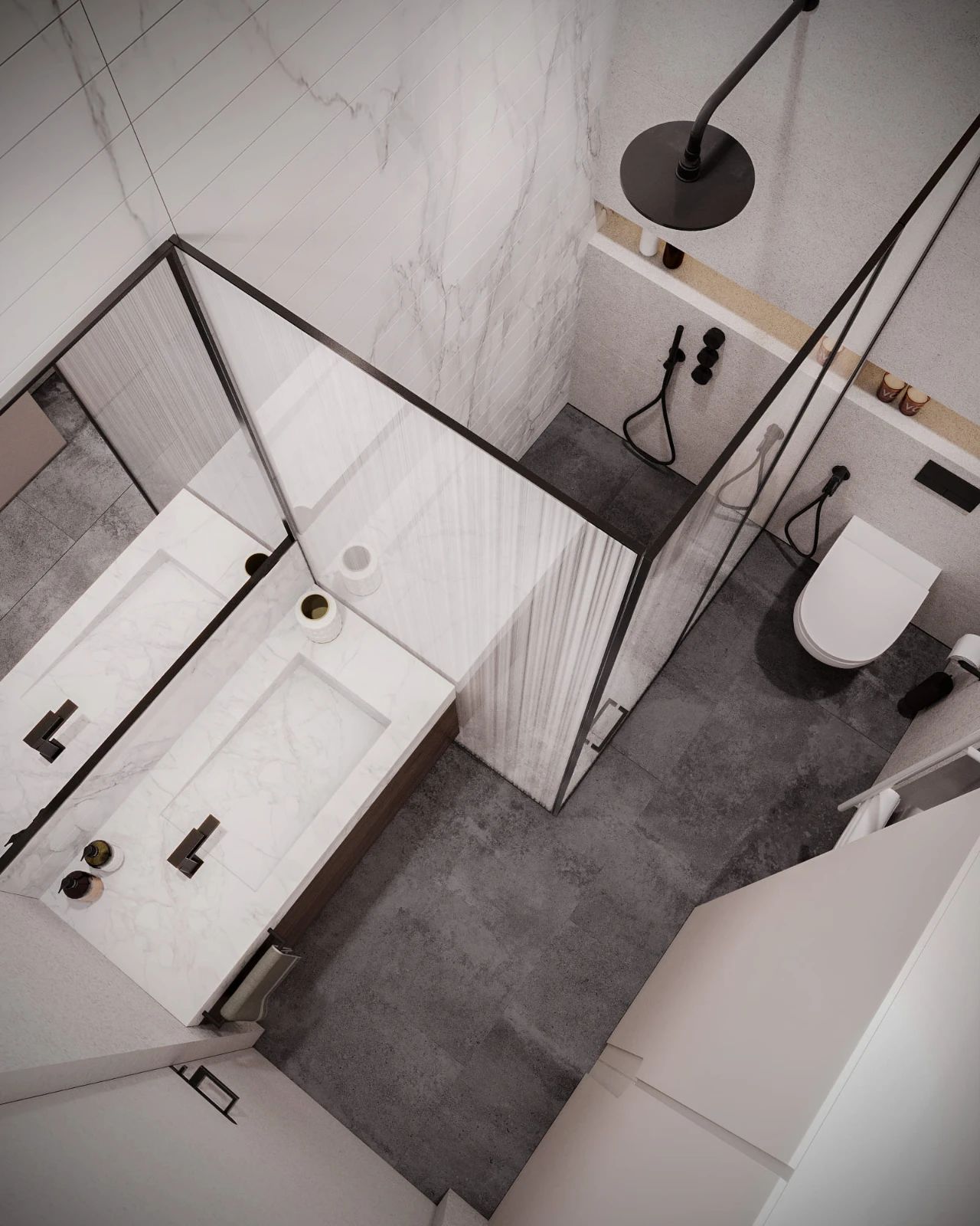 504㎡三层极简别墅设计丨LeQB Architects-80