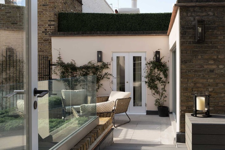 伦敦高档地段单色设计公寓-35