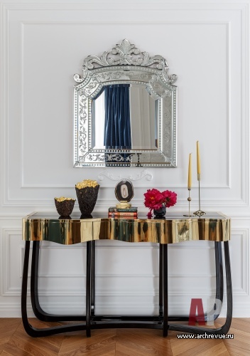 3室法式经典风彩色点缀公寓室内设计丨俄罗斯莫斯科丨Сальберг  Вачнадзе Оксана-25