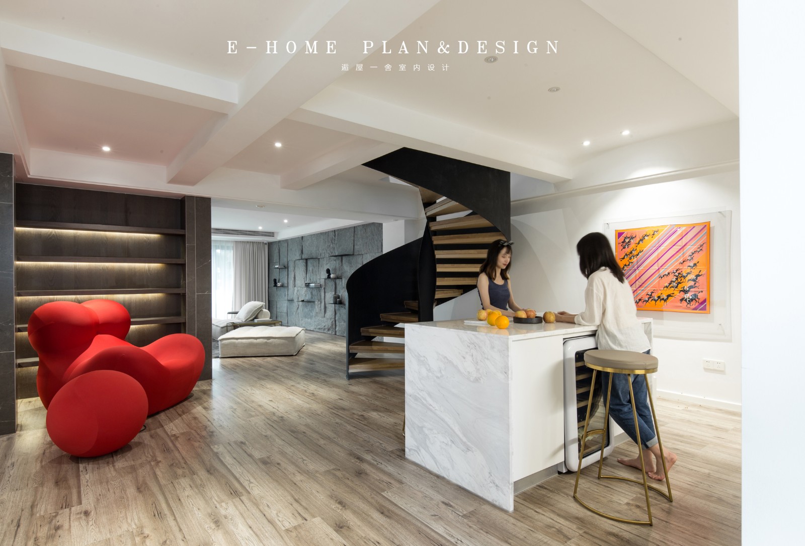 一人居380m2西北湖顶层复式  武汉逅屋一舍-16