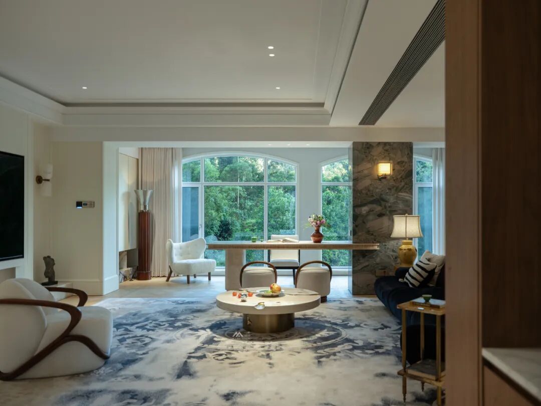 深圳240㎡大平层实景·住进绿意与松弛的家丨HOMBLE红柏设计-11