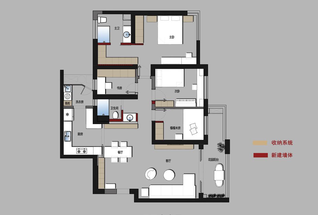 原木风高级感住宅设计-76