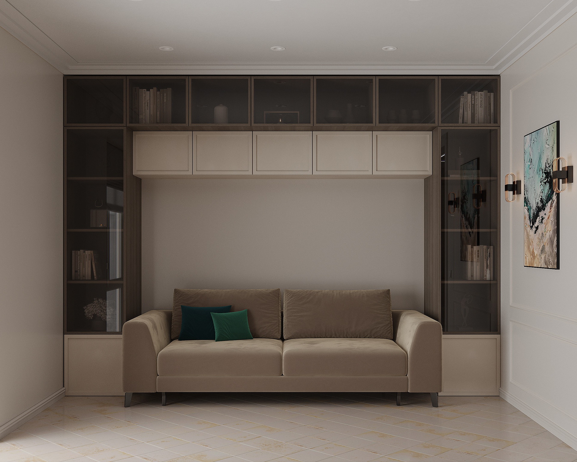 现代明暗色调的融合空间丨乌克兰基辅丨Natalia CHUPYS-6