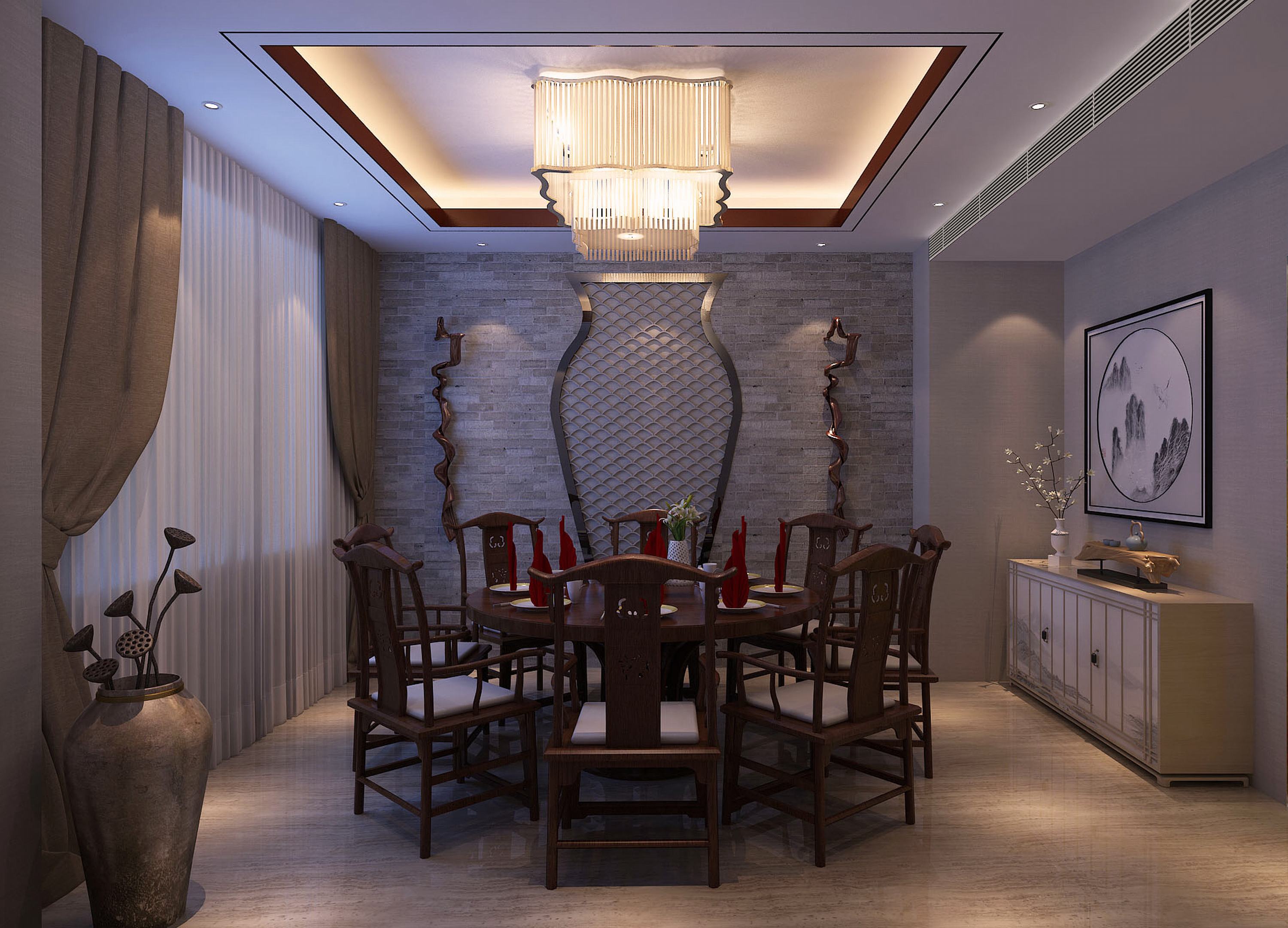 燕青酒店餐厅 | 刘双斌的江南园林雅致设计-38