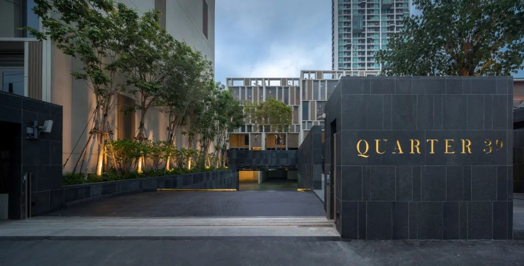 曼谷 Quarter 39 别墅景观 | 阶梯植栽与历史古树共生的绿色家园-15