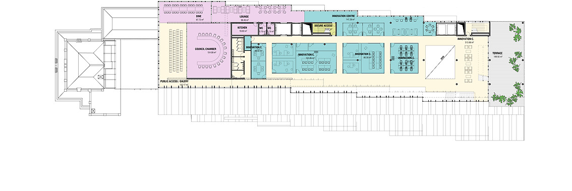 帕拉马塔广场的地标性公民与社区建筑-20