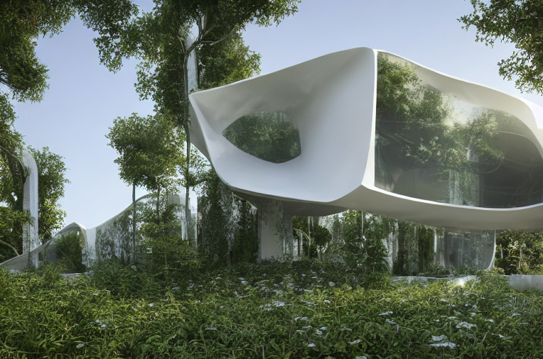 有机生命,建筑概念丨stablediffusion-8