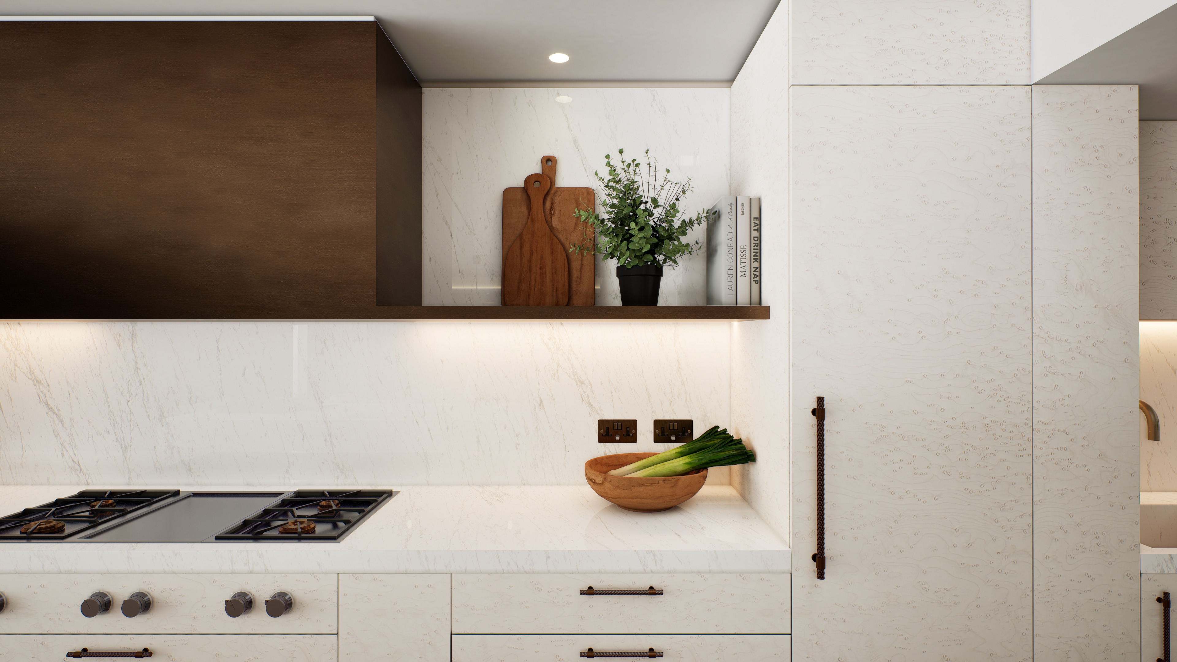 Kitchen & Living Area Visualization — Richmond, UK-22