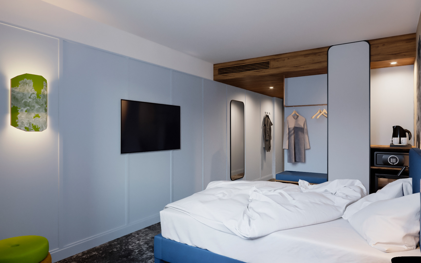 Ibis Styles 酒店客房设计丨STUDIO SOO-10