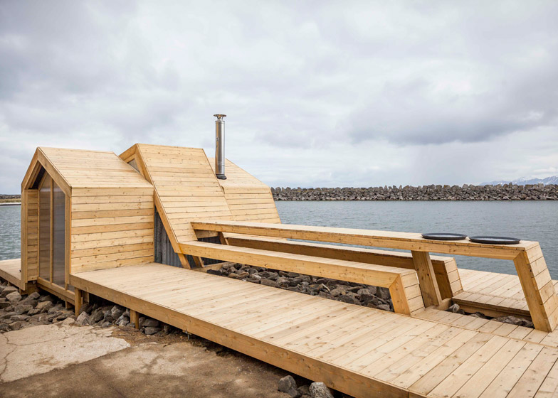 褶皱起伏的贝壳桑拿房丨日本丨隈研吾建筑事务所-148