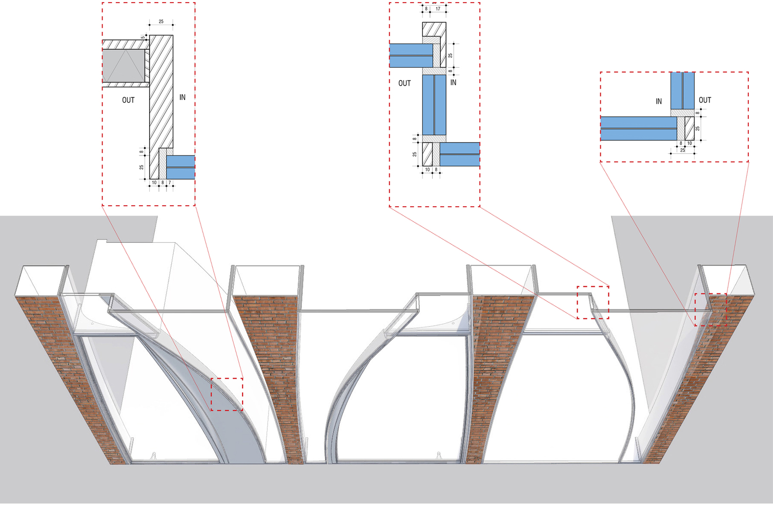 UNStudio 打造阿姆斯特丹时尚旗舰店 · 玻璃幕墙致敬纺织艺术-30