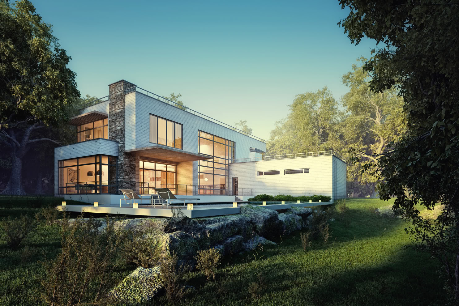 [别墅]山间别墅 精品效果-4