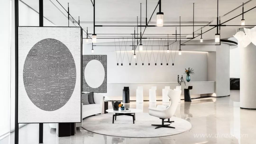 杭州世茂智慧之门产品体验中心——优雅新生,融于艺境-21