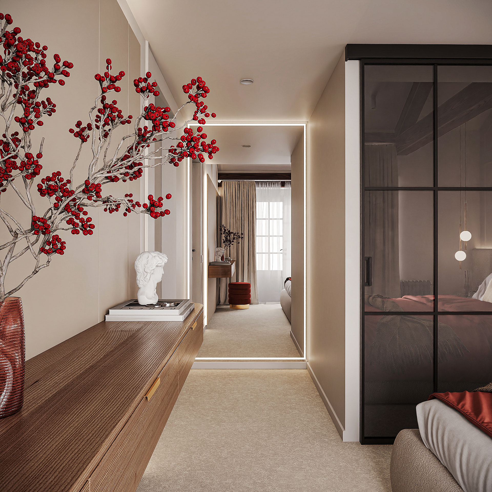 伦敦时尚智能公寓丨英国伦敦丨Bodes studio-6