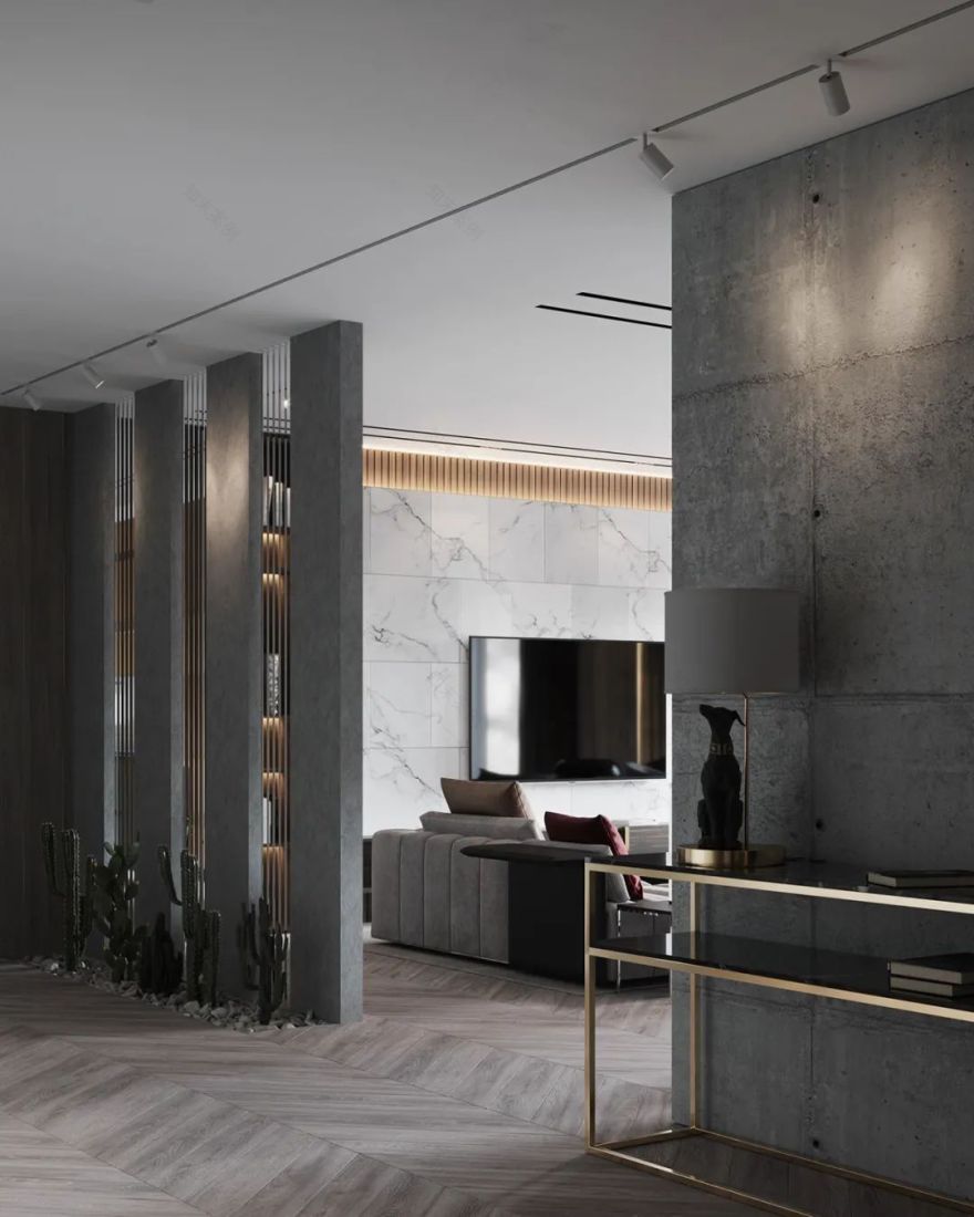 现代轻奢公寓设计丨阿塞拜疆丨Kamran Kerimov-2