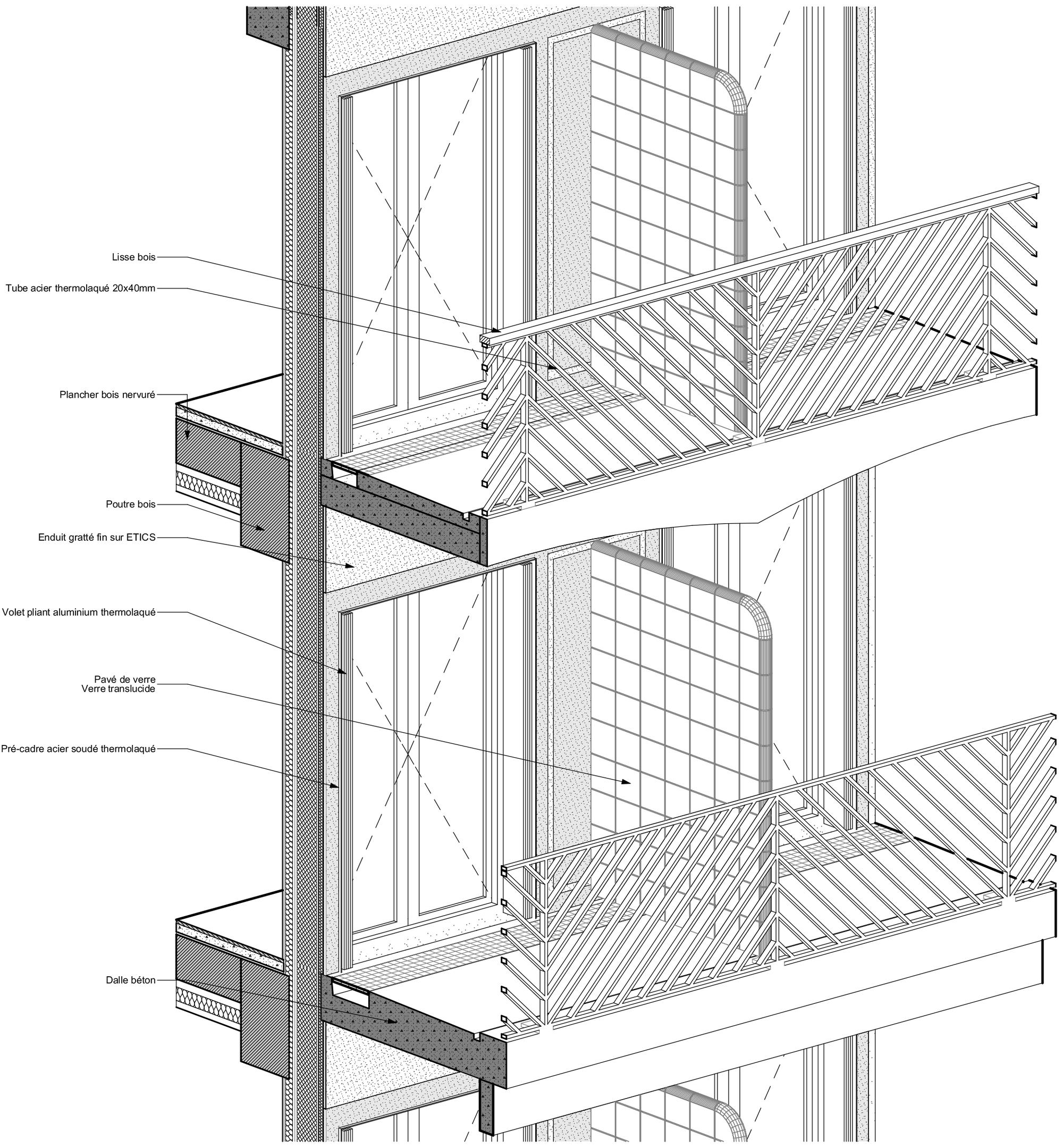 The Athletes' Village - Îlot Quinconces Plot 5 Sector D1 / Brenac & Gonzalez & Associés-40