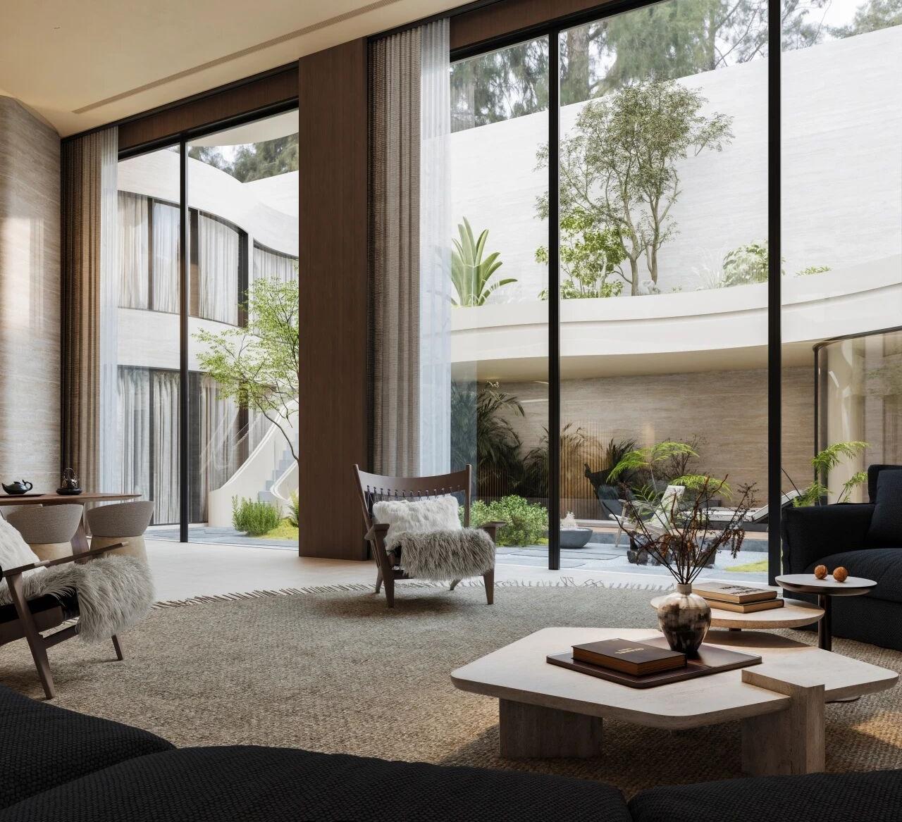 美及设计 · 重庆紫檀庄园1300m²曲境别墅丨中国重庆丨美及空间设计-13