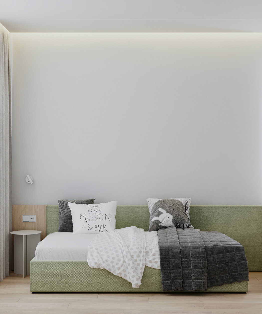 95㎡简约风公寓设计-6