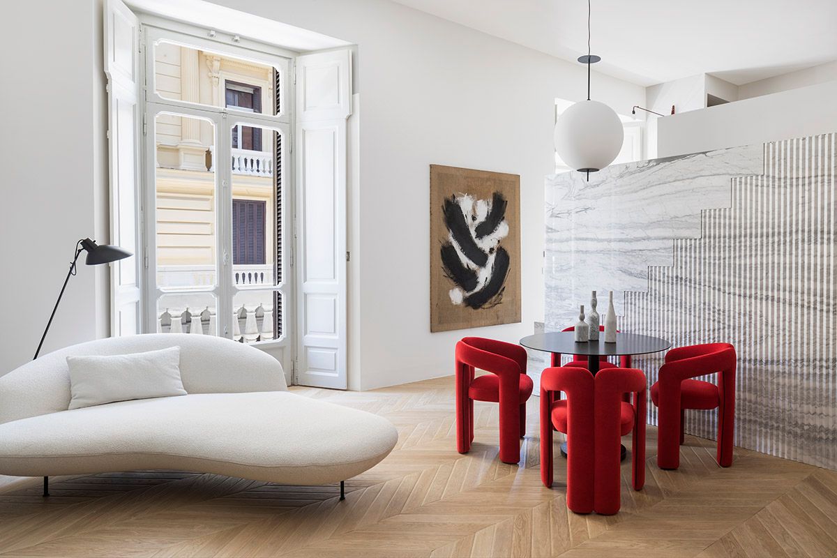 那不勒斯“四宫殿”内50平米单居室设计丨意大利那不勒斯丨建筑师帕斯夸莱·比安基尼（Pasquale Bianchini）-7