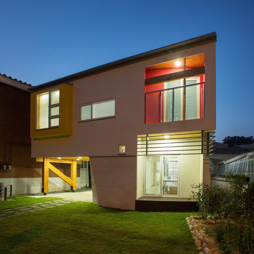 韩式住宅的倾斜"ㄷ"形外墙设计-76